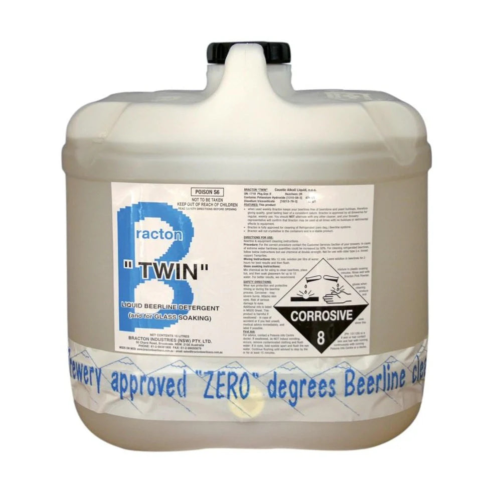 BET15/V BRACTON TWIN BEER LINE CLEANER 15L