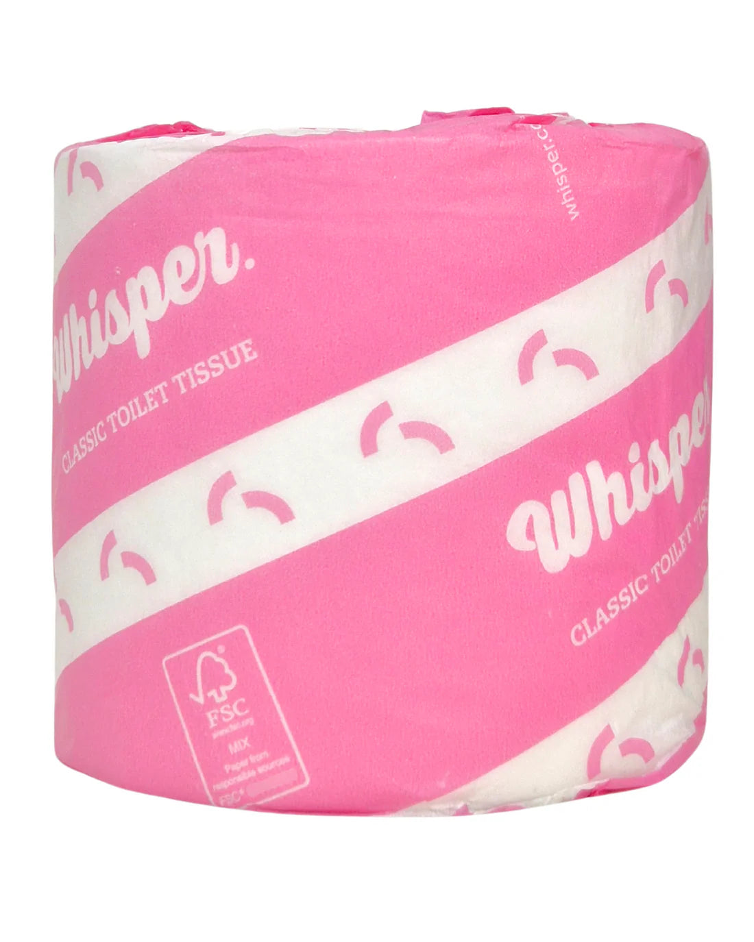 3900 Whisper Deluxe 1ply 1000 Sheet Wrapped Toilet Roll