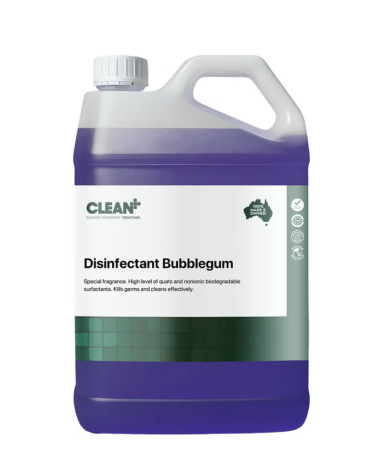 22202 CLEAN+ DISINFECTANT BUBBLE GUM / 5L