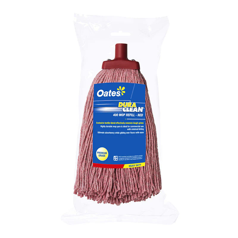 165716 Oates Duraclean Mop Head 400g - Red