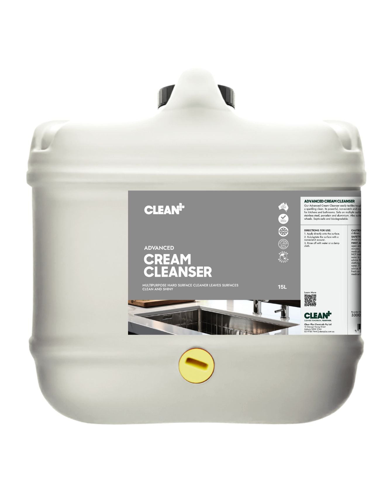 33006 CLEAN+ Advanced Creme Cleanser / 15L