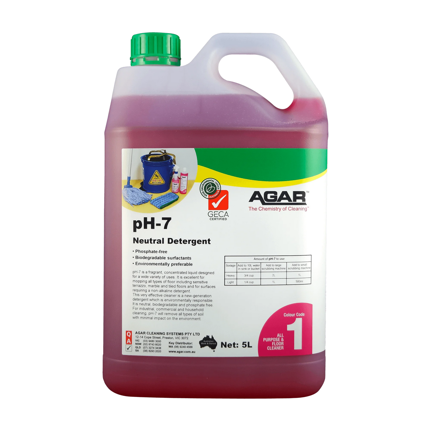 PH7 AGAR PH7 DETERGENT 5L