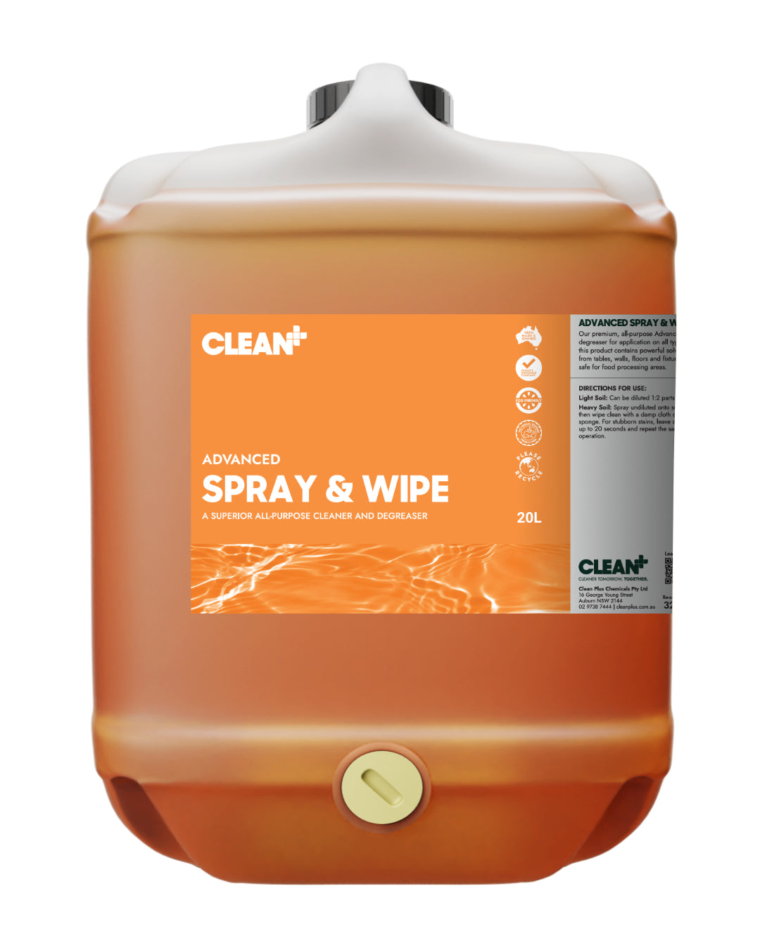 32003 CLEAN+ ADVANCED SPRAY & WIPE / 20L