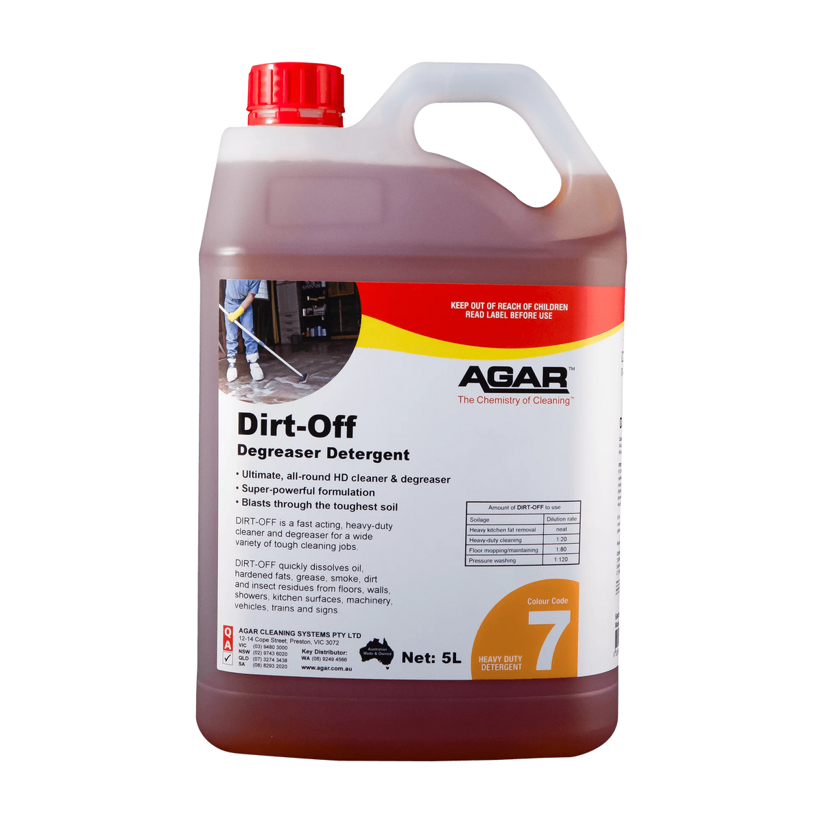 DIR5 AGAR DIRT-OFF 5L