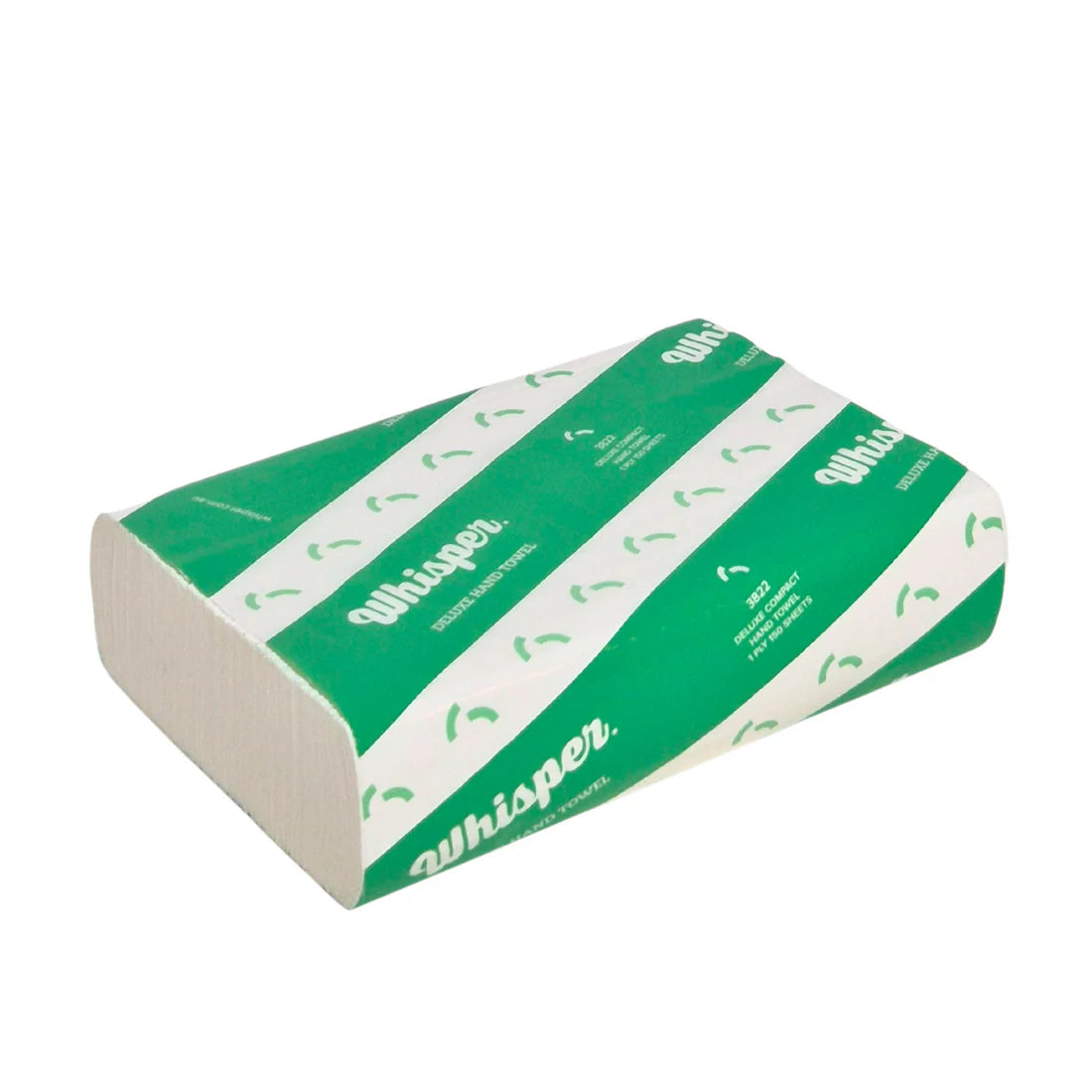 WHISPER DELUXE COMPACT TOWEL 19 X 25CM 2400/CTN