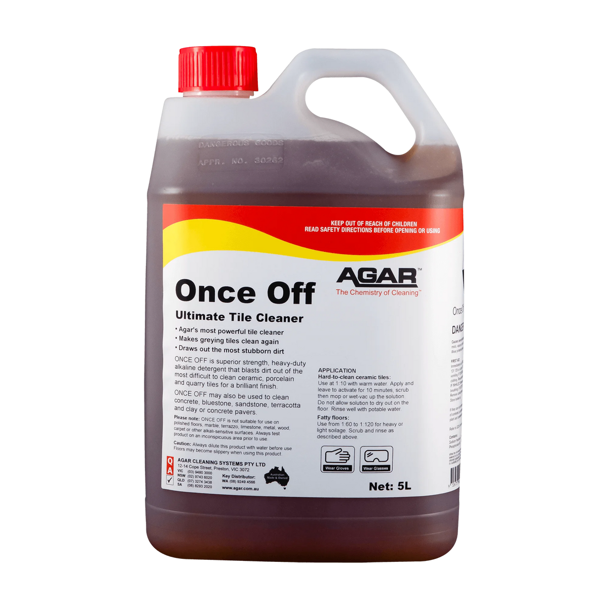 ON5 AGAR ONCE OFF 5L