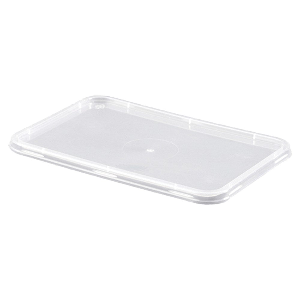 TCRLID Lid to Suit Rectangular Containers (500-1000ML) 500/Carton