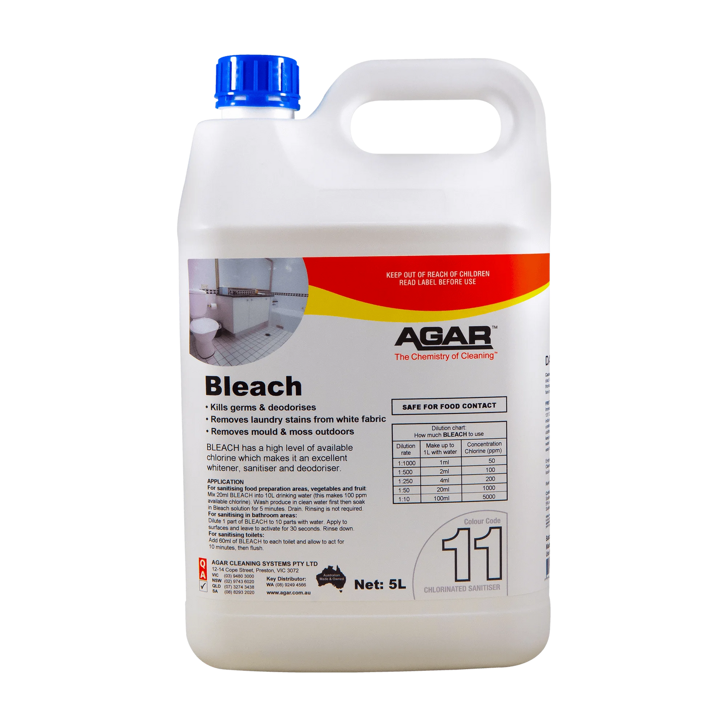 BL5 AGAR BLEACH 5L