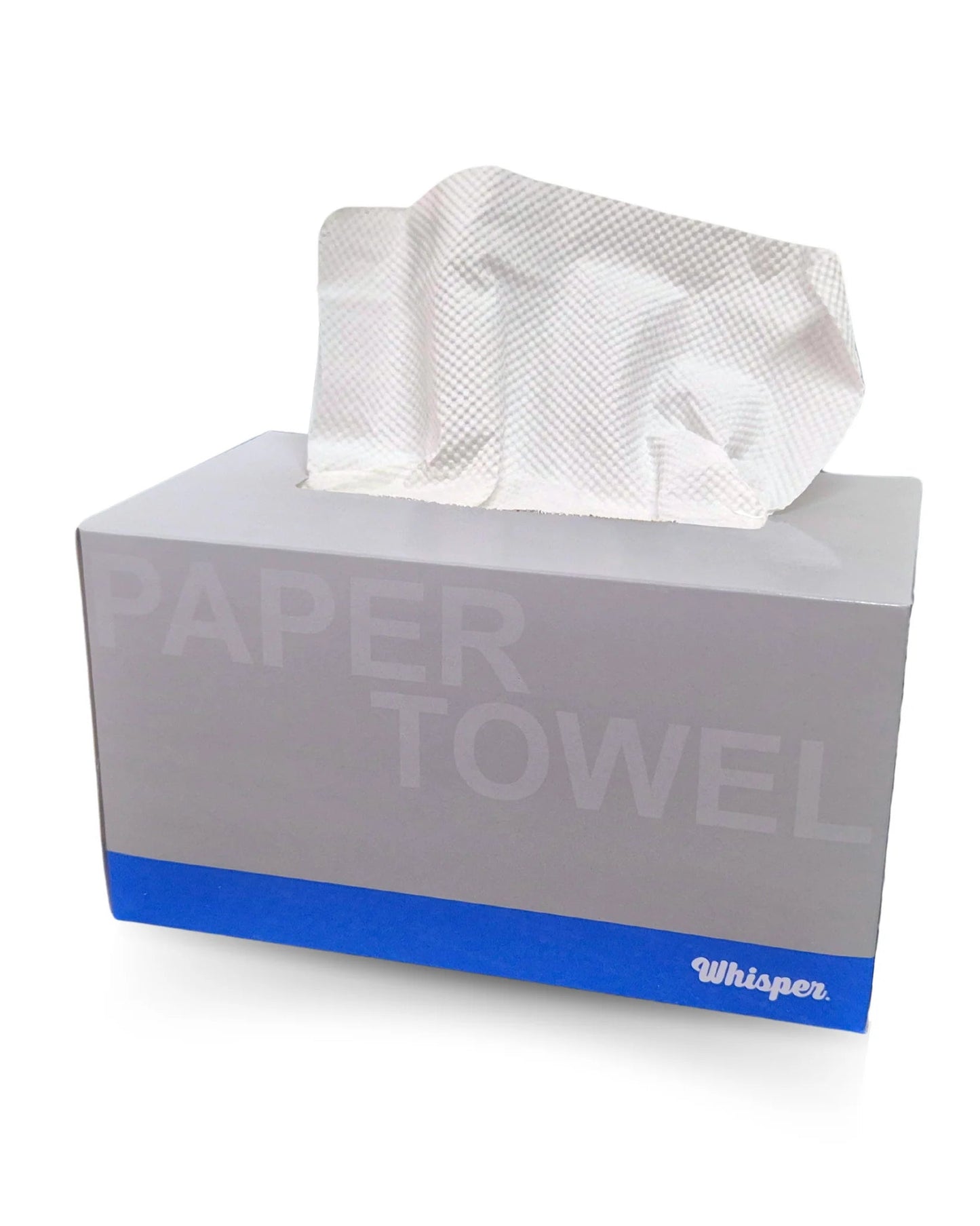 3812 WHISPER PREMIUM 2PLY 25X23CM POP- UP HAND TOWEL 150 SHEETS/ PKT 12PKT/CTN
