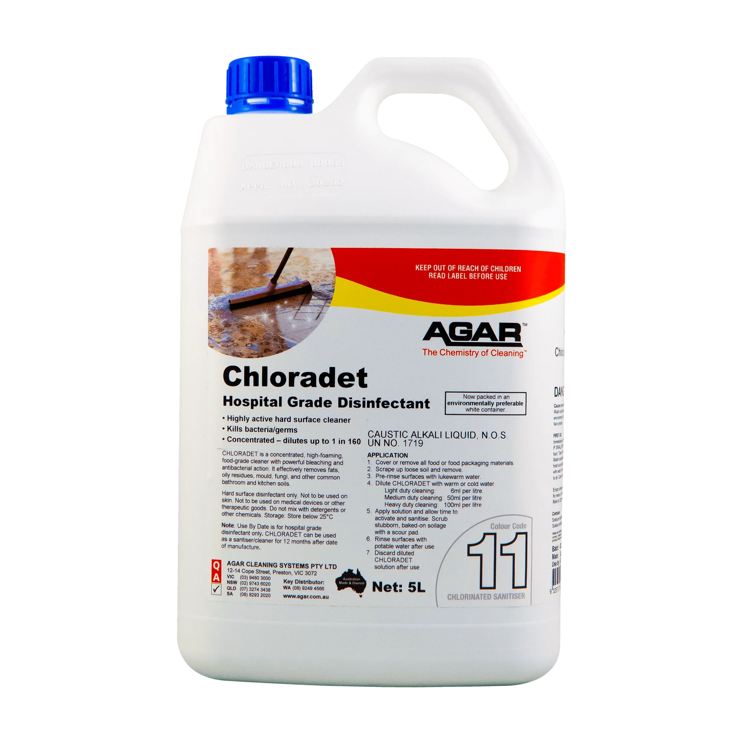 CH5 AGAR CHLORADET 5L