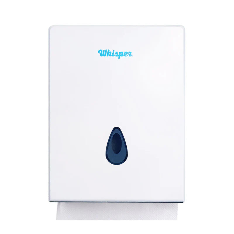 CD-8235A WHISPER SLIMLINE MULTIFOLD DISPENSER - WHITE 16 PER CTN SOLD PER EA