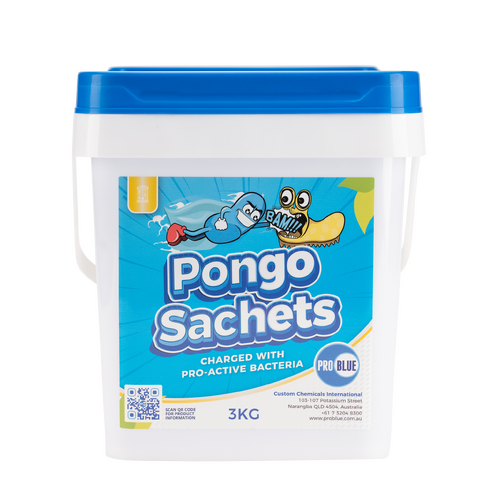 51892 Pro Blue Pongo Portable Toilet Sachets (Ctn 10 x 15 x 30gm)