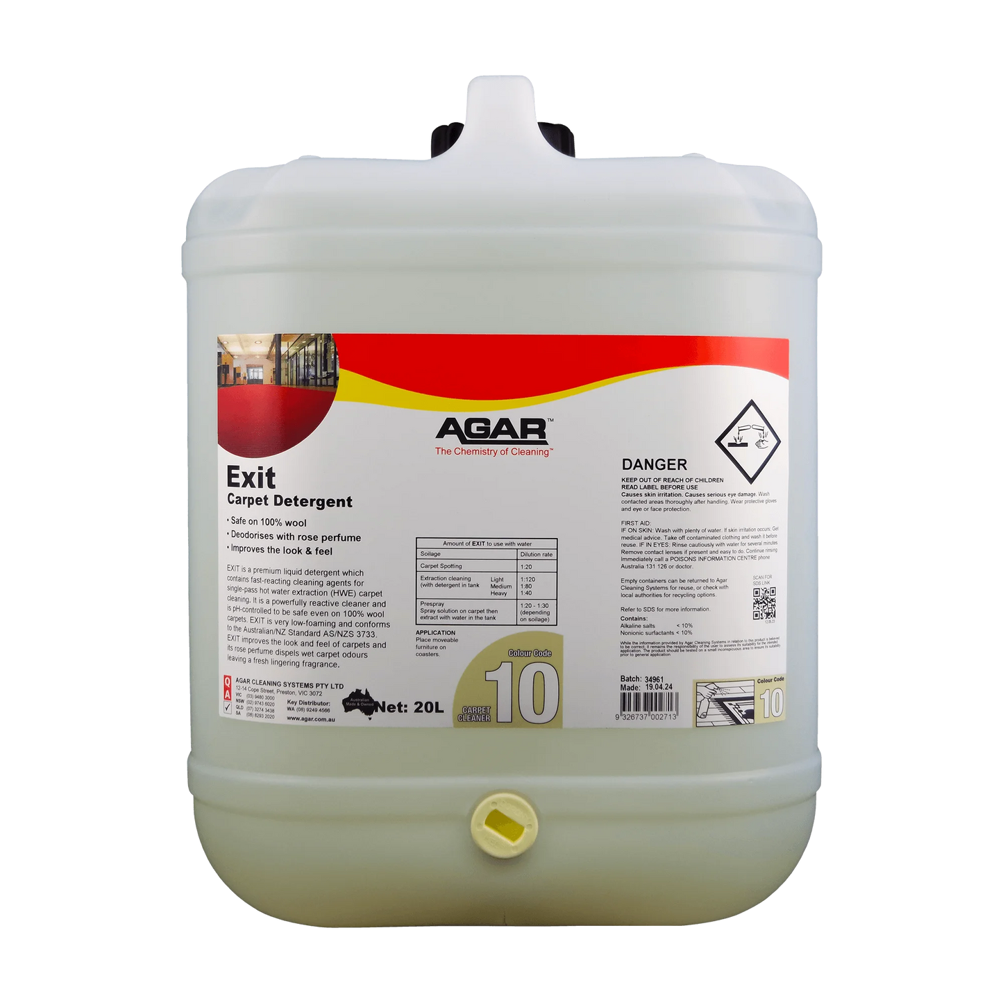 EX20 AGAR Exit 20L