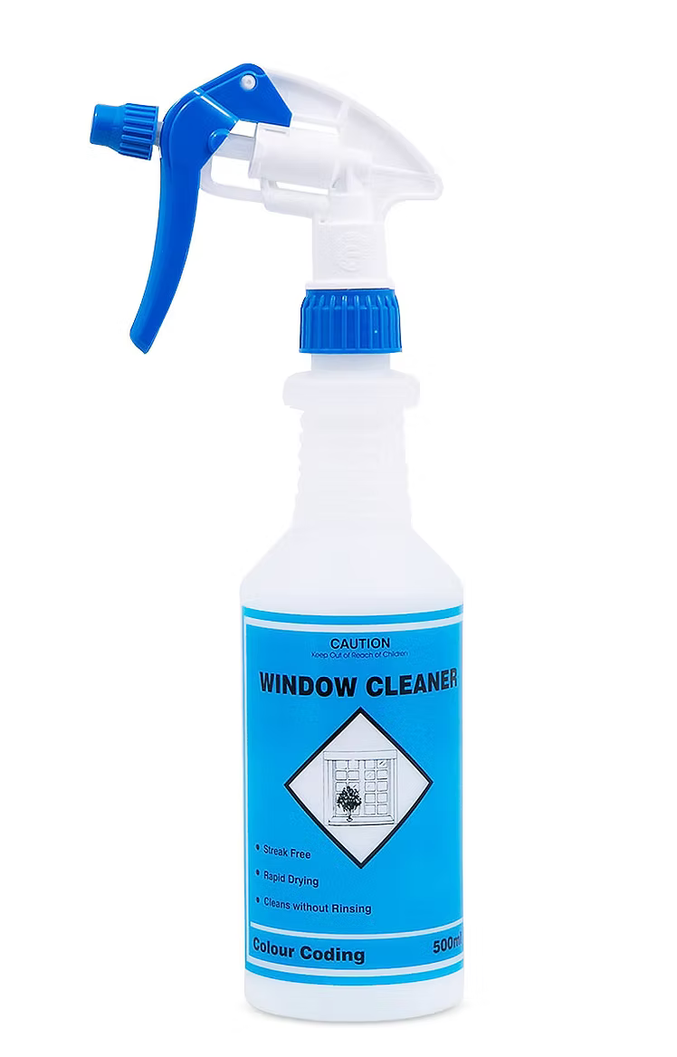 CC31508 Bottle Colour Coded 500ml Glass Window Cleaner Bottle Only