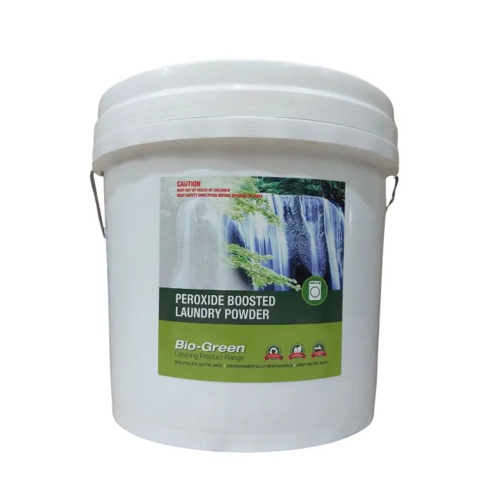 52343 Bio-Green Peroxide Booster Laundry Powder for Front & Top Loaders 20kg
