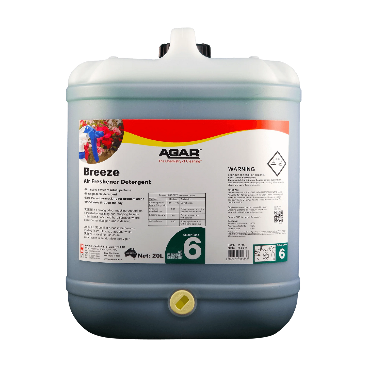 BRE20 AGAR BREEZE 20L