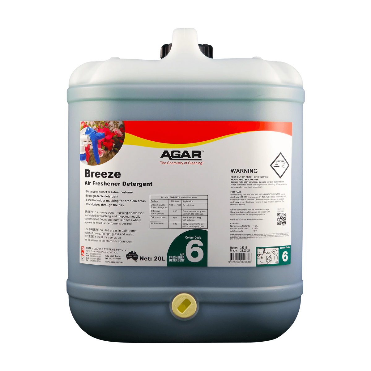 BRE20 AGAR BREEZE 20L