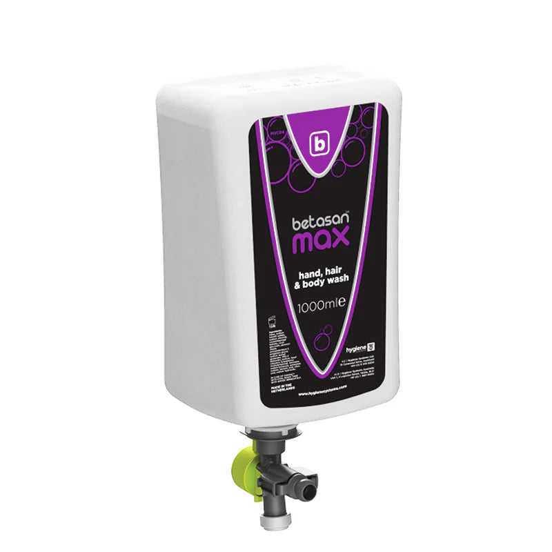 MVC04 Betasan max hand, hair & body wash (4 x 1000ml)