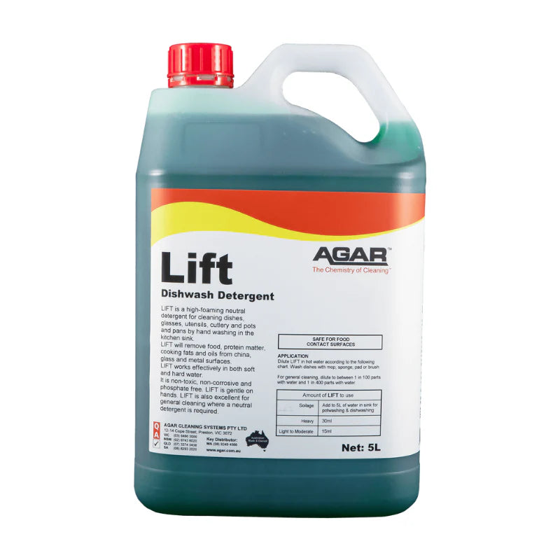 85013 AGAR Commercial Detergent Dishwashing Liquid 5L