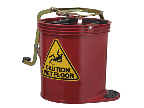 IW-005R Oates contractor wringer bucket - Red