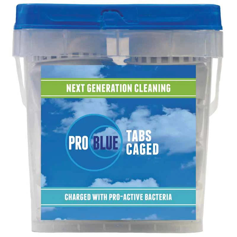 51651 Tub20 - Pro Blue - Tabs Caged With Pro-active Bacteria