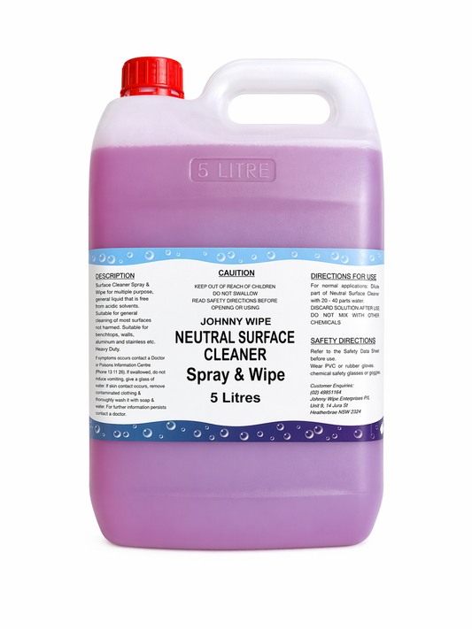 Johnny Wipe Neutral Surface Cleaner