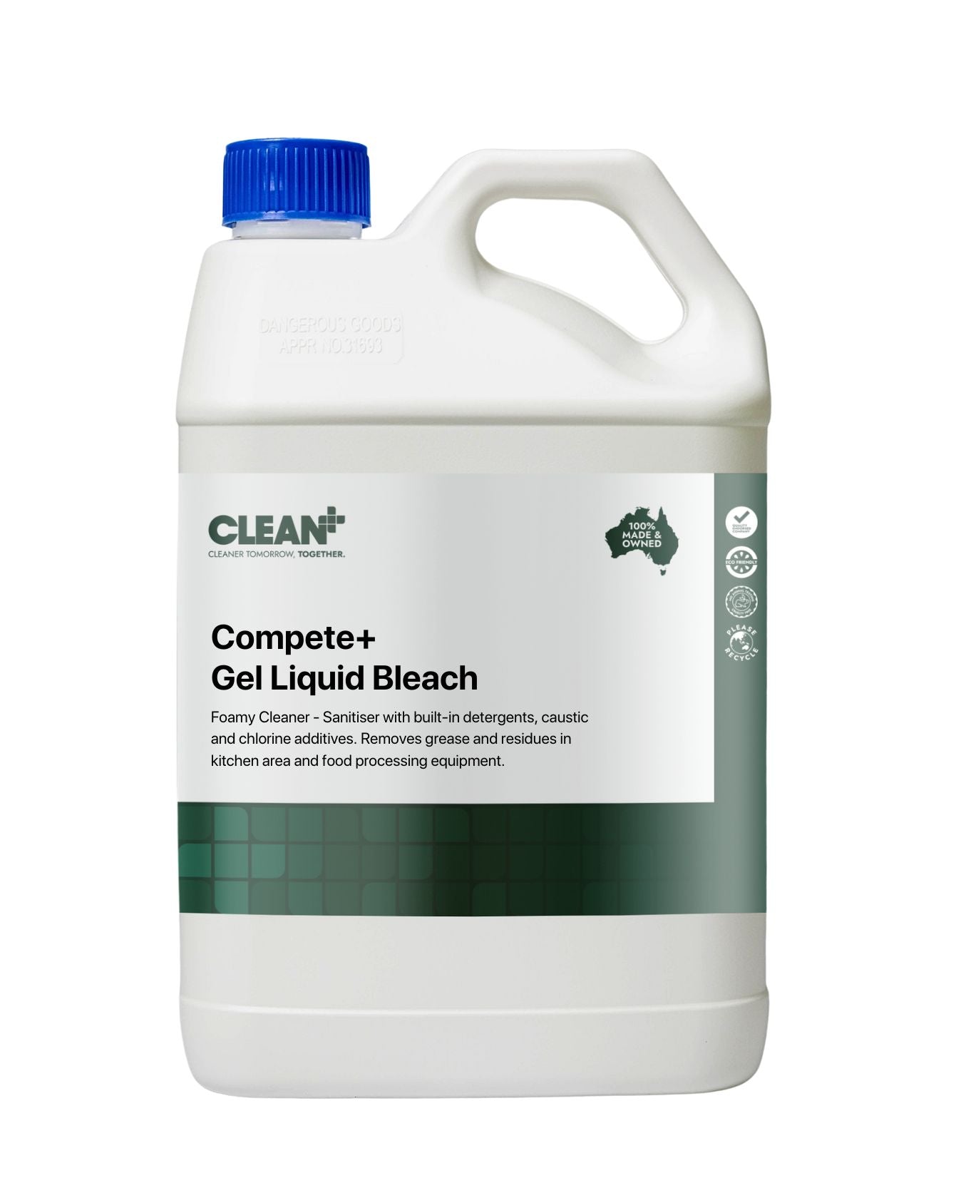 334 CLEAN+ COMPETE+ PLUS GEL BLEACH 5L