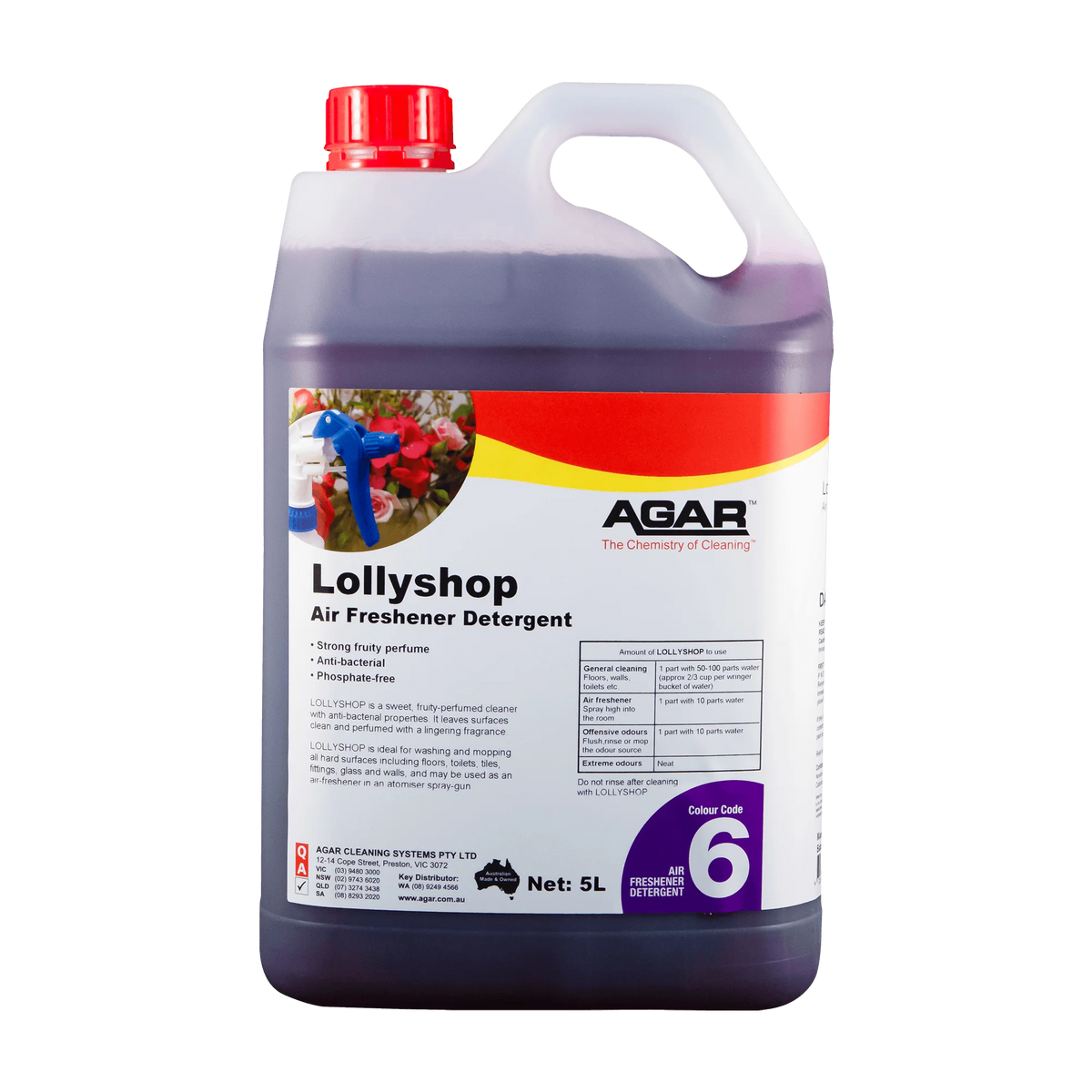LOL5 AGAR LOLLYSHOP 5L