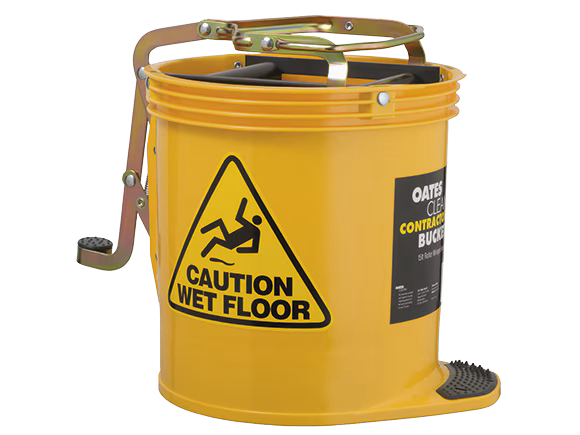 IW-005Y Oates contractor wringer bucket - Yellow
