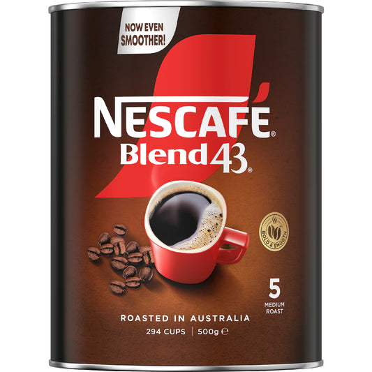 305191 Nescafe Blend 43 Instant Coffee Tin 500g