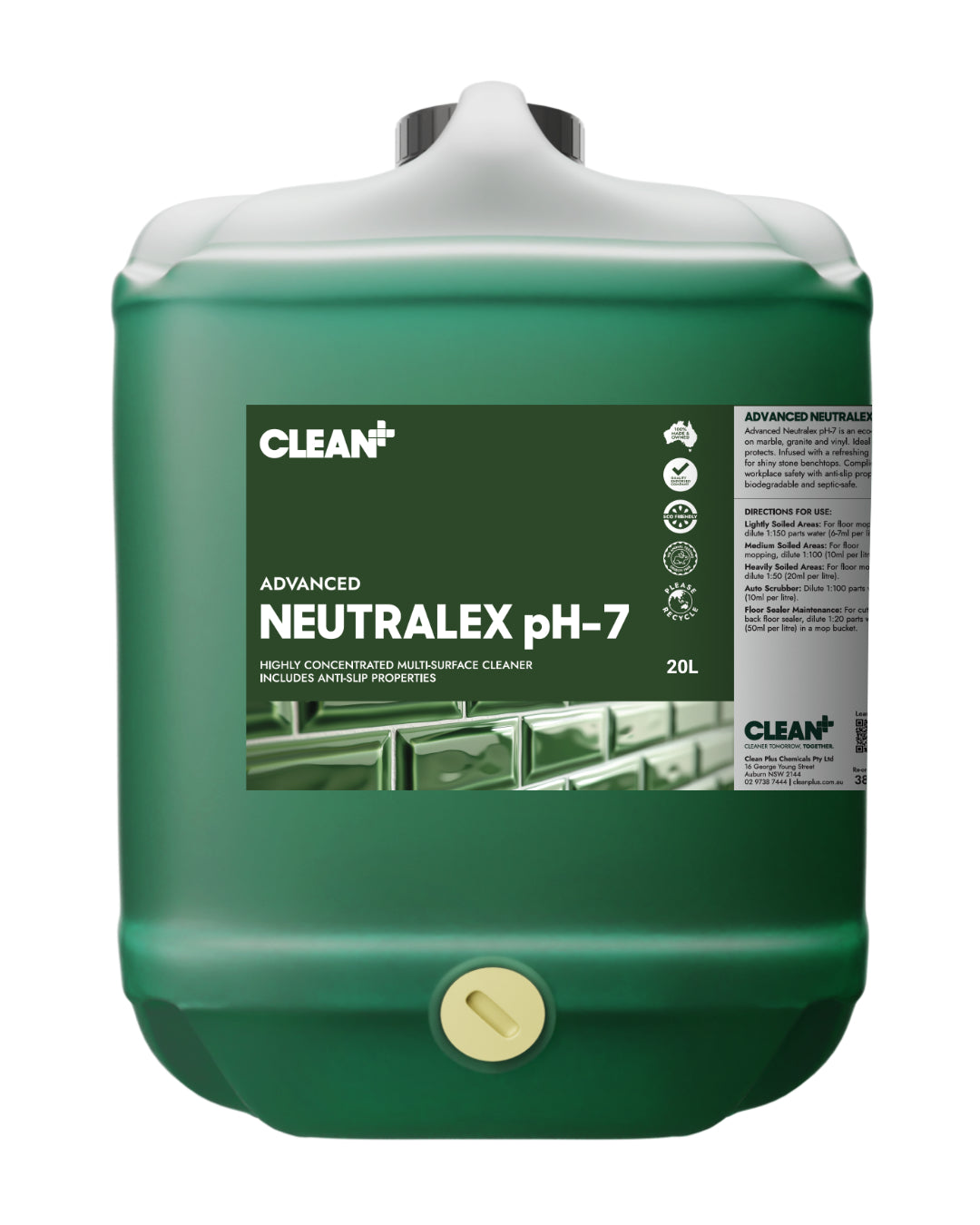 38303 CLEAN+ Advanced Neutralex Ph-7 / 20L
