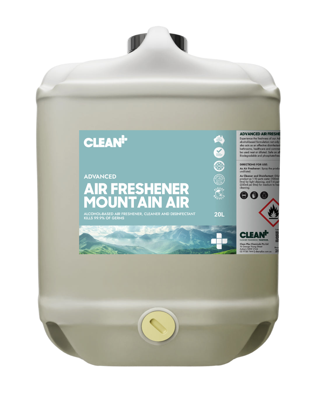 28903 CLEAN+ ADVANCED AIR FRESHENER MOUNTAIN AIR /20L