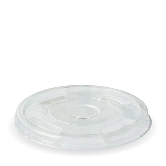 CCLID90-F PS LID FOR PAPER COLD CUP FLAT W/STRAW SLOT 50/CTN 1000 /CTN