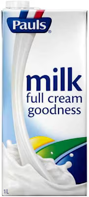 38841 Pauls Full Cream Milk Longlife 12x1L