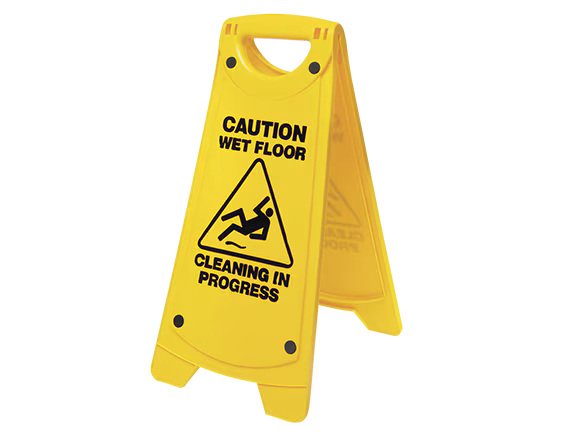 IW-101 Oates Caution Wet Floor Sign