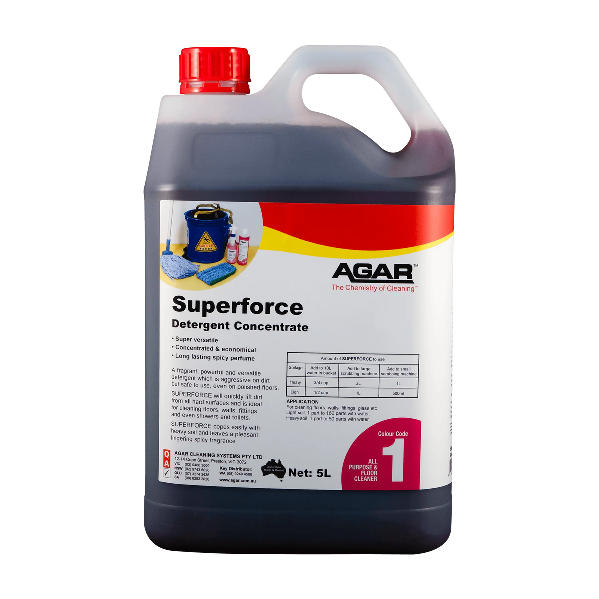 SUPF5 AGAR SUPERFORCE 5L