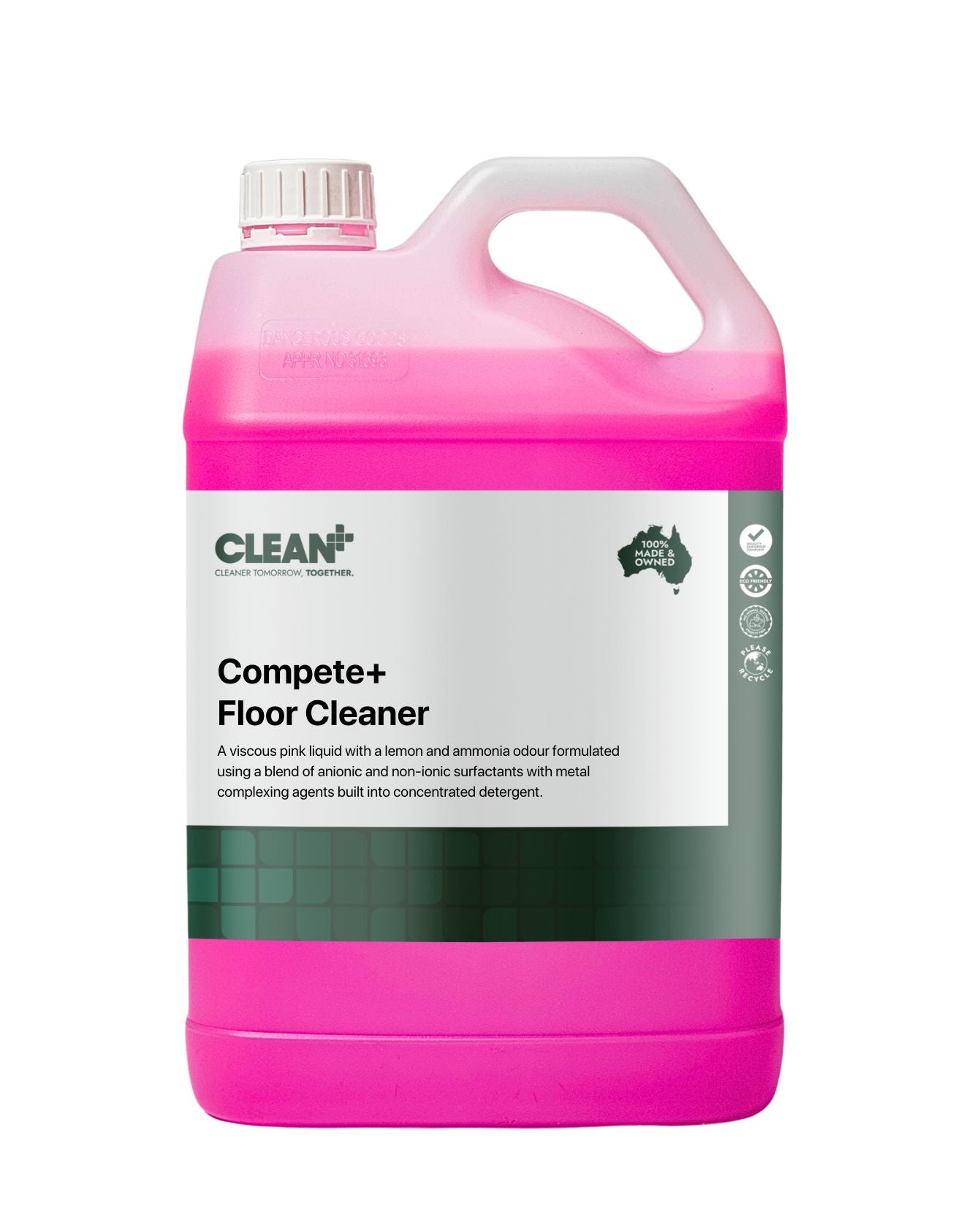 376 CLEAN+ COMPETE+ PLUS FLOOR CLEANER 5L