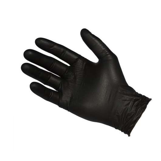 TUFF BLACK NITRILE EXAMINATION GLOVES LARGE 100PKT 10PKT/CTN (6602TNBLK-L)