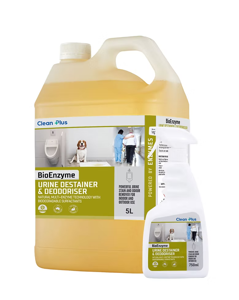 89502 CLEAN+ Bioenzyme Urine Destainer & Deodoriser - 5L