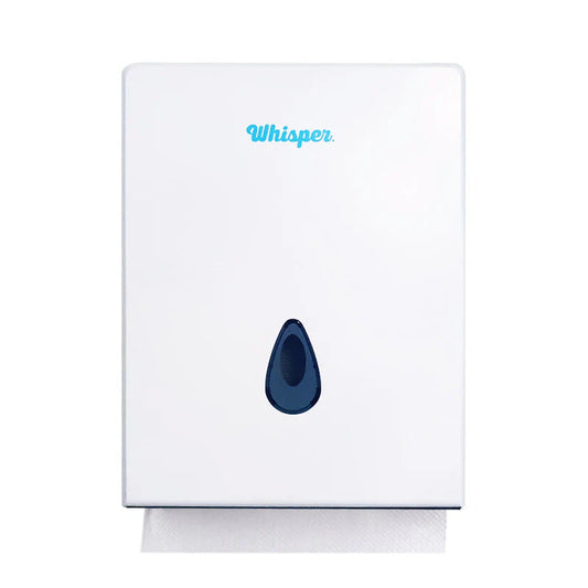 CD-8235A WHISPER SLIMLINE MULTIFOLD DISPENSER - WHITE 16 PER CTN SOLD PER EA