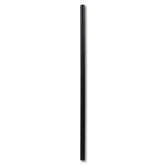 35063 Paper Straw Regular - All Black 2500/CTN