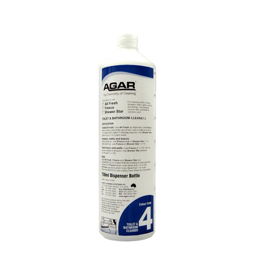 D7AF AGAR Squirt Bottle 750ml - Fresco Allfresh Showerstar & Cleansave 4T