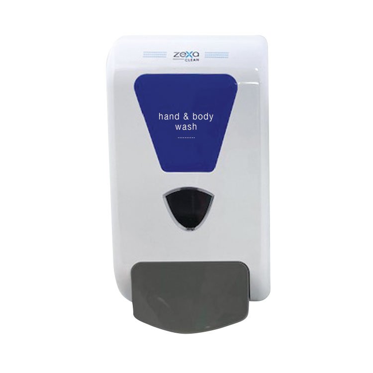 zexa 9500 Wall Mount 1L Dispenser for Hand &amp; Body Foam Wash