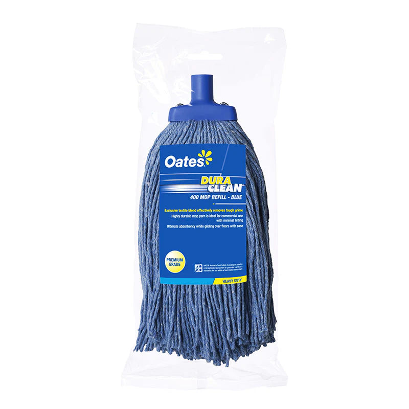 165714 Oates Duraclean Mop Head 400g - Blue