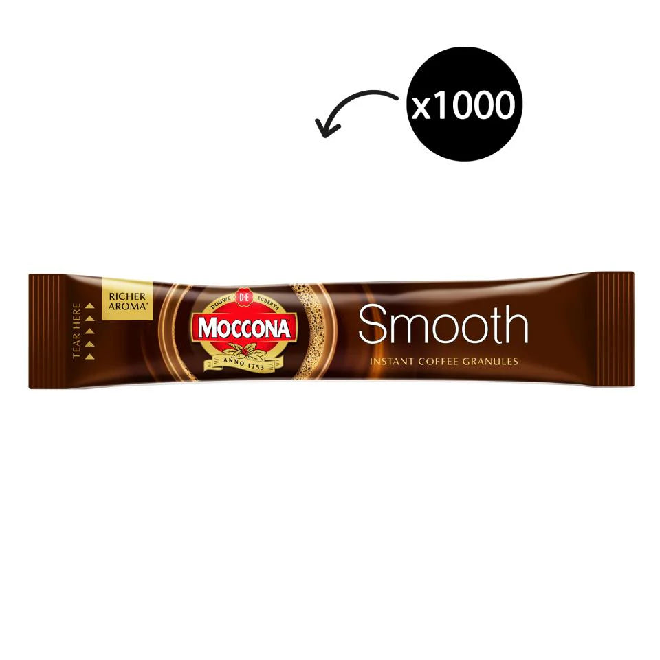 87189759 Moccona Smooth Instant Coffee Sticks 1.7g / 1000 sachets
