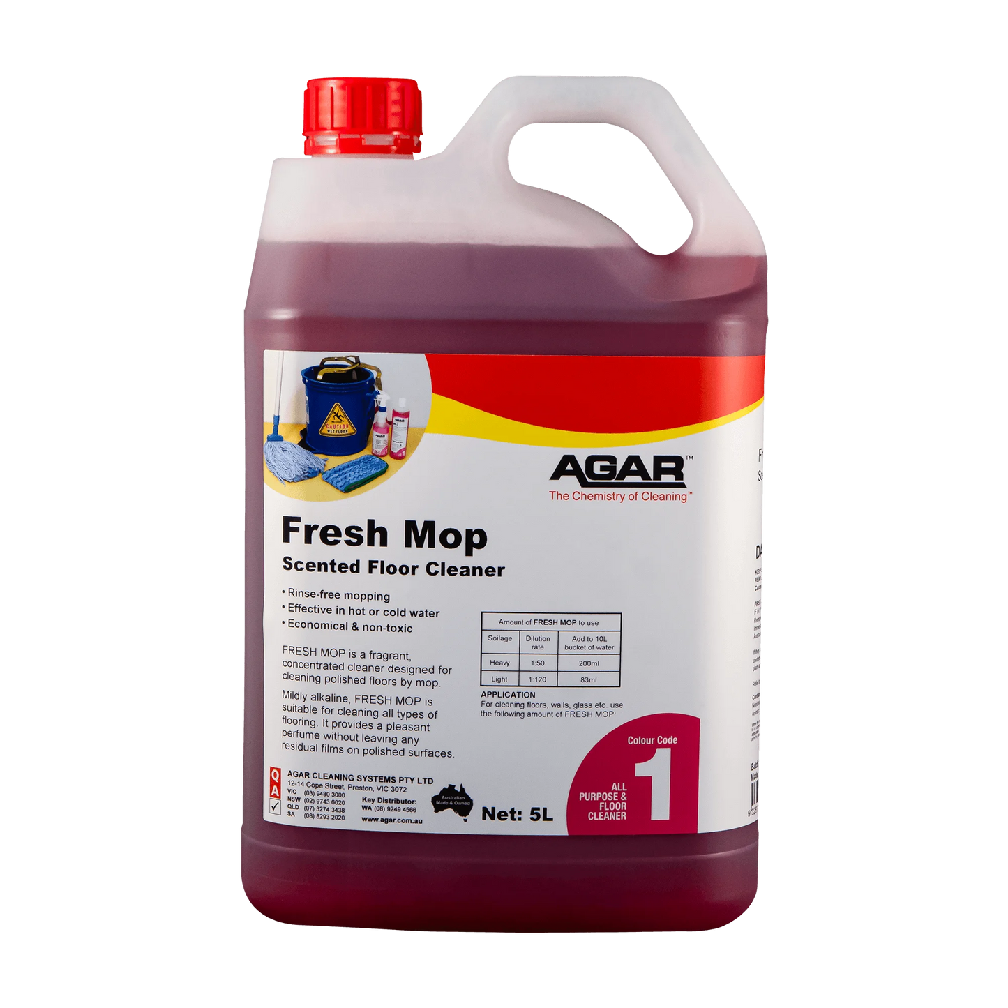 FRM5 AGAR FRESH MOP 5L