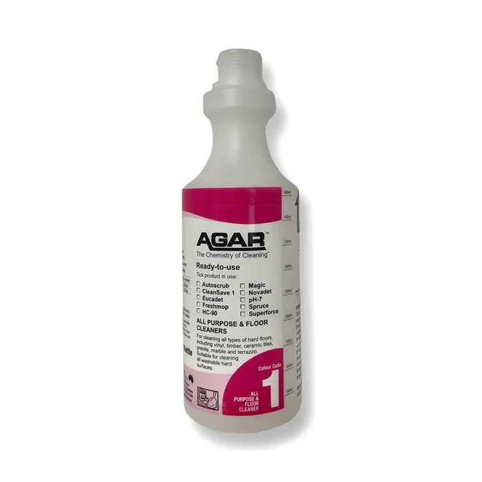 D01 AGAR ALL PURPOSE & FLOOR CLEANERS SPRAY BOTTLE 500ML ONLY