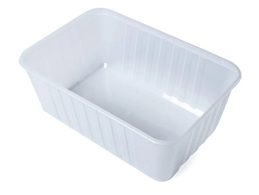 T1000R-FG 1000Ml Ribbed Container 50/Slv 500/Ctn - SLV