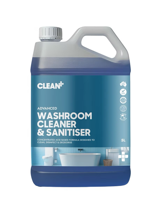340 CLEAN+ ADVANCED WASHROOM CLEANER AND SANITISER 5L